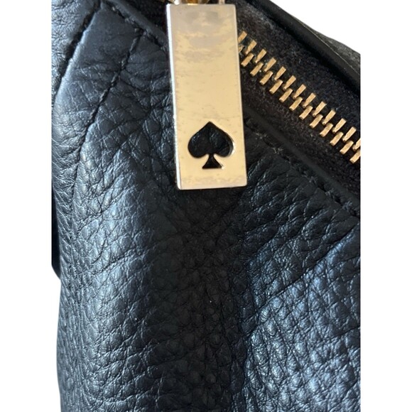 Kate Spade New York Town Road Aurelia Black Pebbled Leather Shoulder Bag READ - Picture 8 of 12
